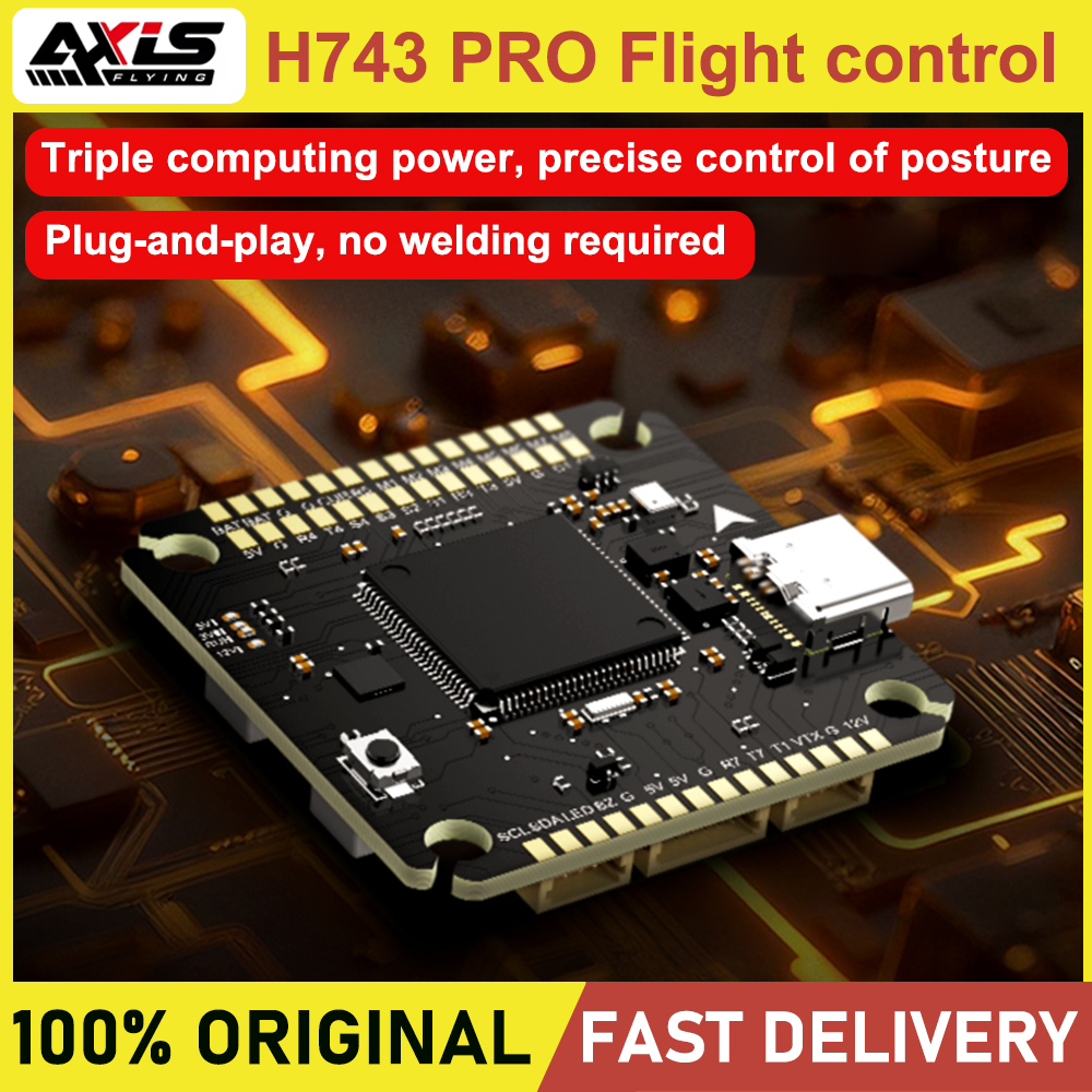 Fpv Drone Flight Controller - Axisflying H743 PRO Flugcontroller STM32H743, Dual