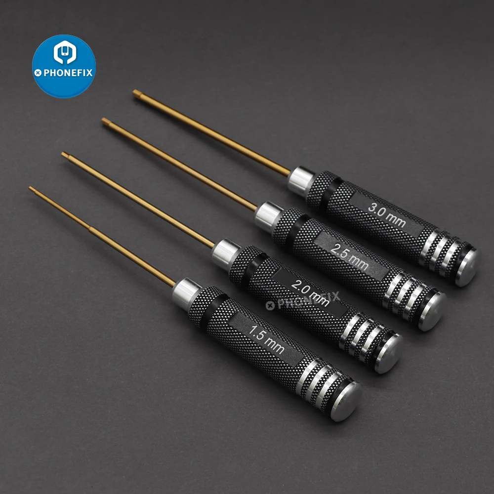 Fpv Drone Tool Kit - 4-teiliges Universelles Sechskant-Schraubendreher-Set 1,5/2,0/2,5/3,0mm Sechskant-Schraubendreher-Kit für