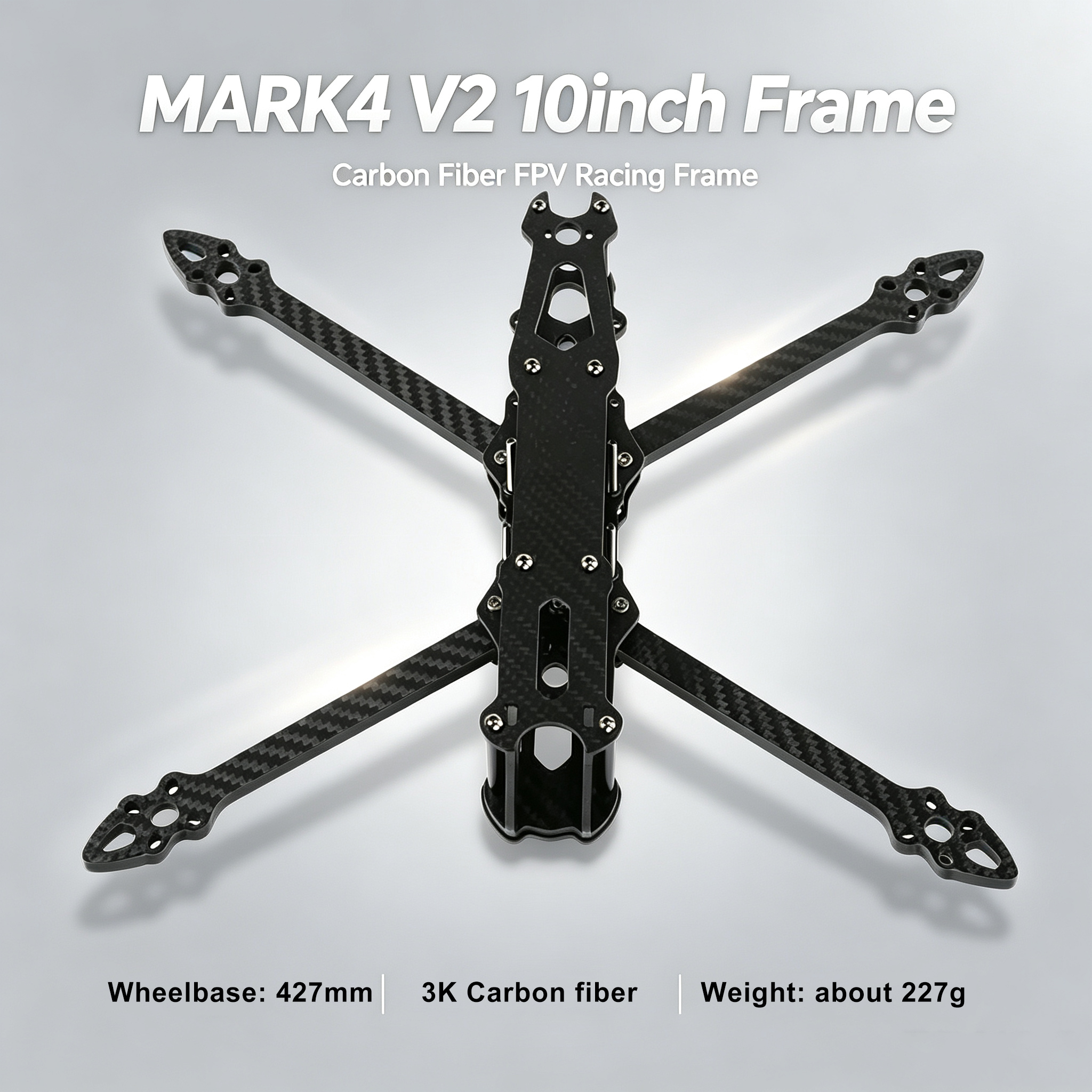 Fpv Drone Kit - MARK4 FPV Drohnen-Carbonfaser-Rahmen-Kit Mark4 V2 10