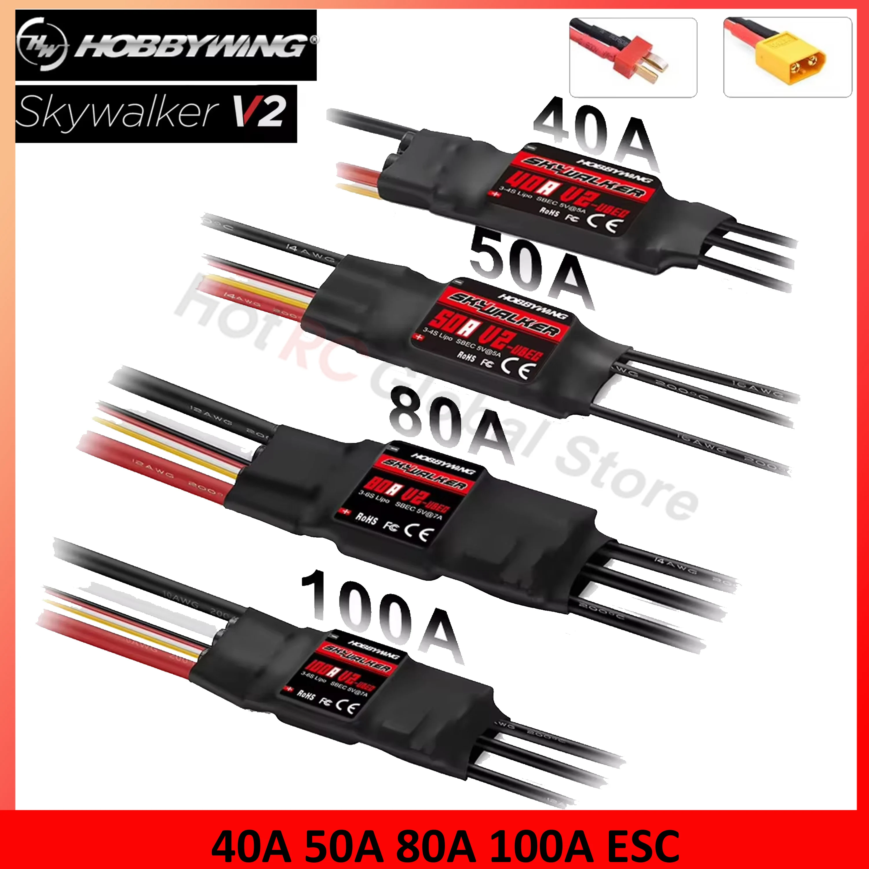 Fpv Drone Esc - Hobby wing skywalker v2 serie 40a