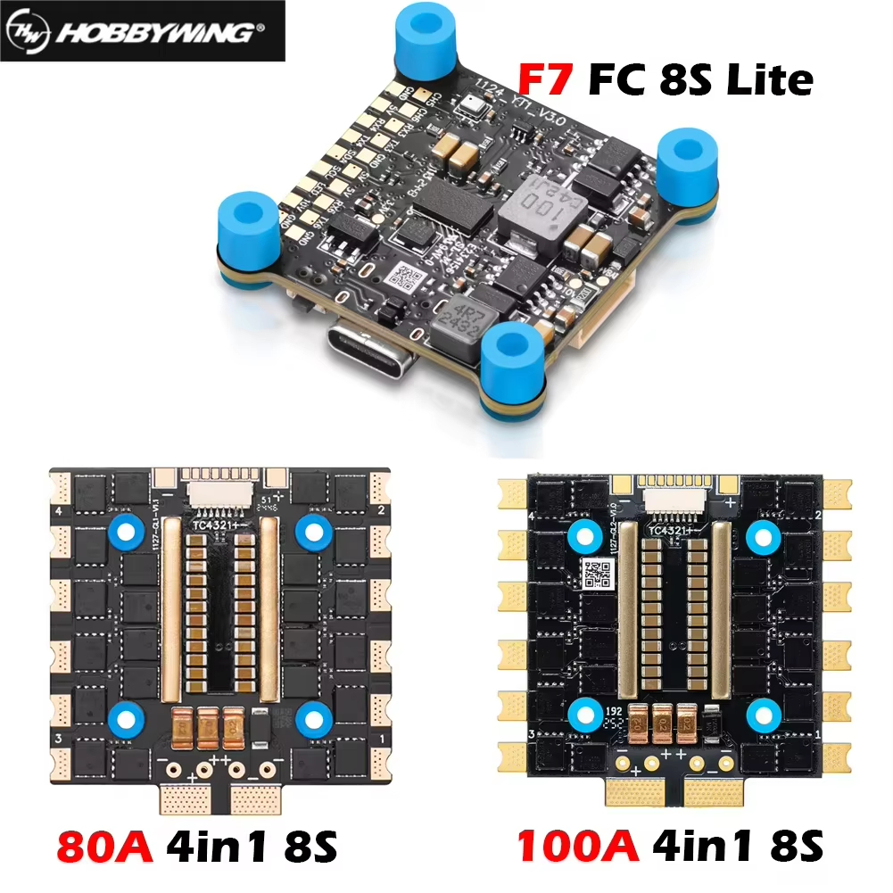 Fpv Drone Flight Controller - HobbyWing XRotor 80A 100A 4in1 8S