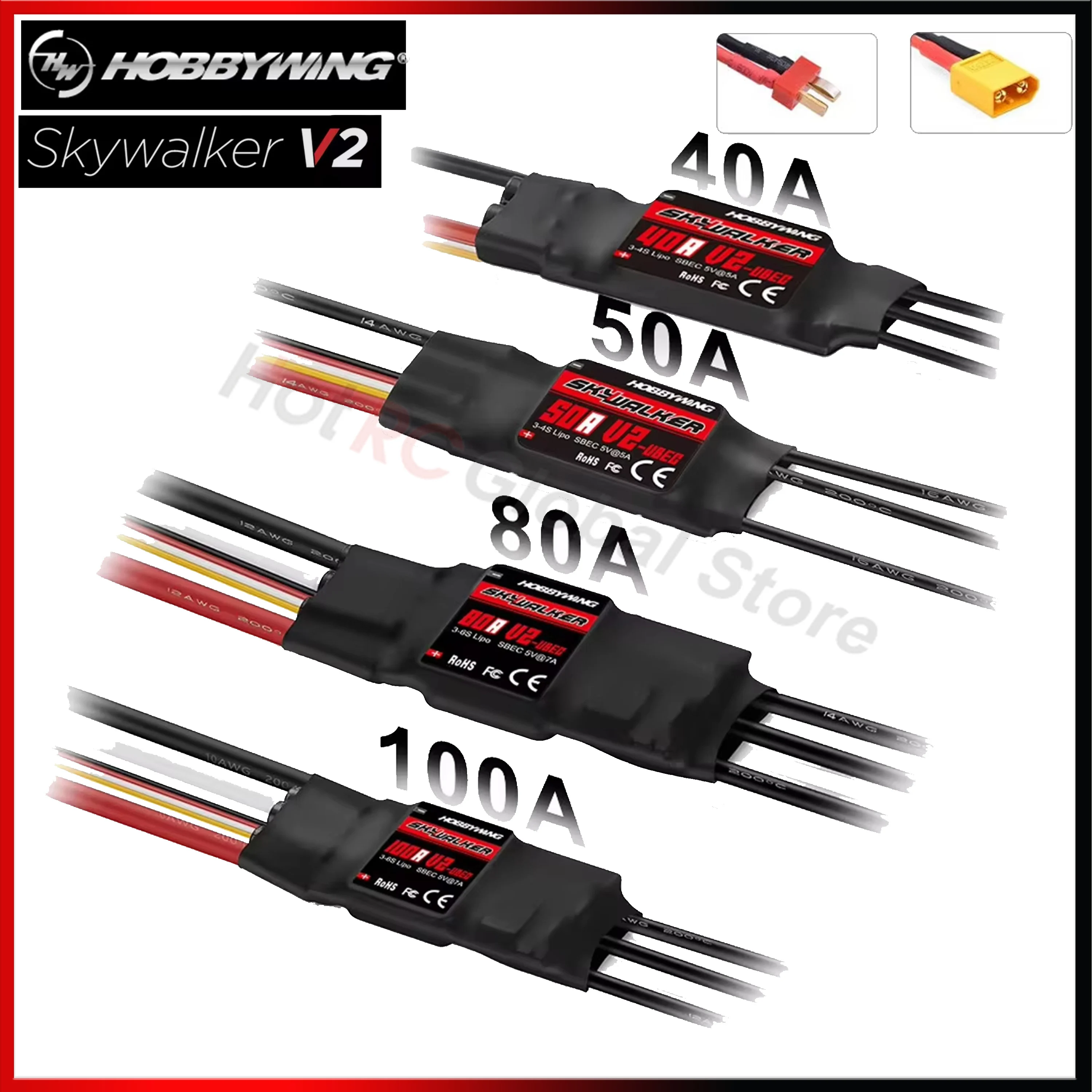 Fpv Drone Esc - Hobby wing skywalker v2 serie 40a