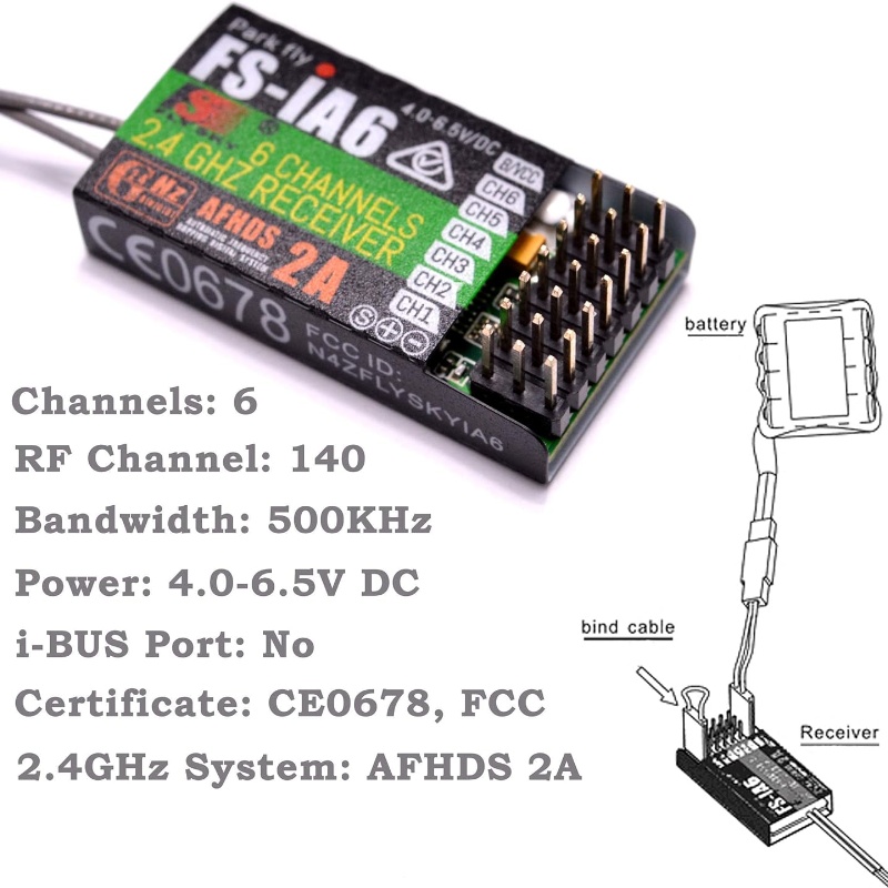Flysky FS-IA6 Empfänger 6CH Du – Fpv Drone Antenna Bewertung und Preis