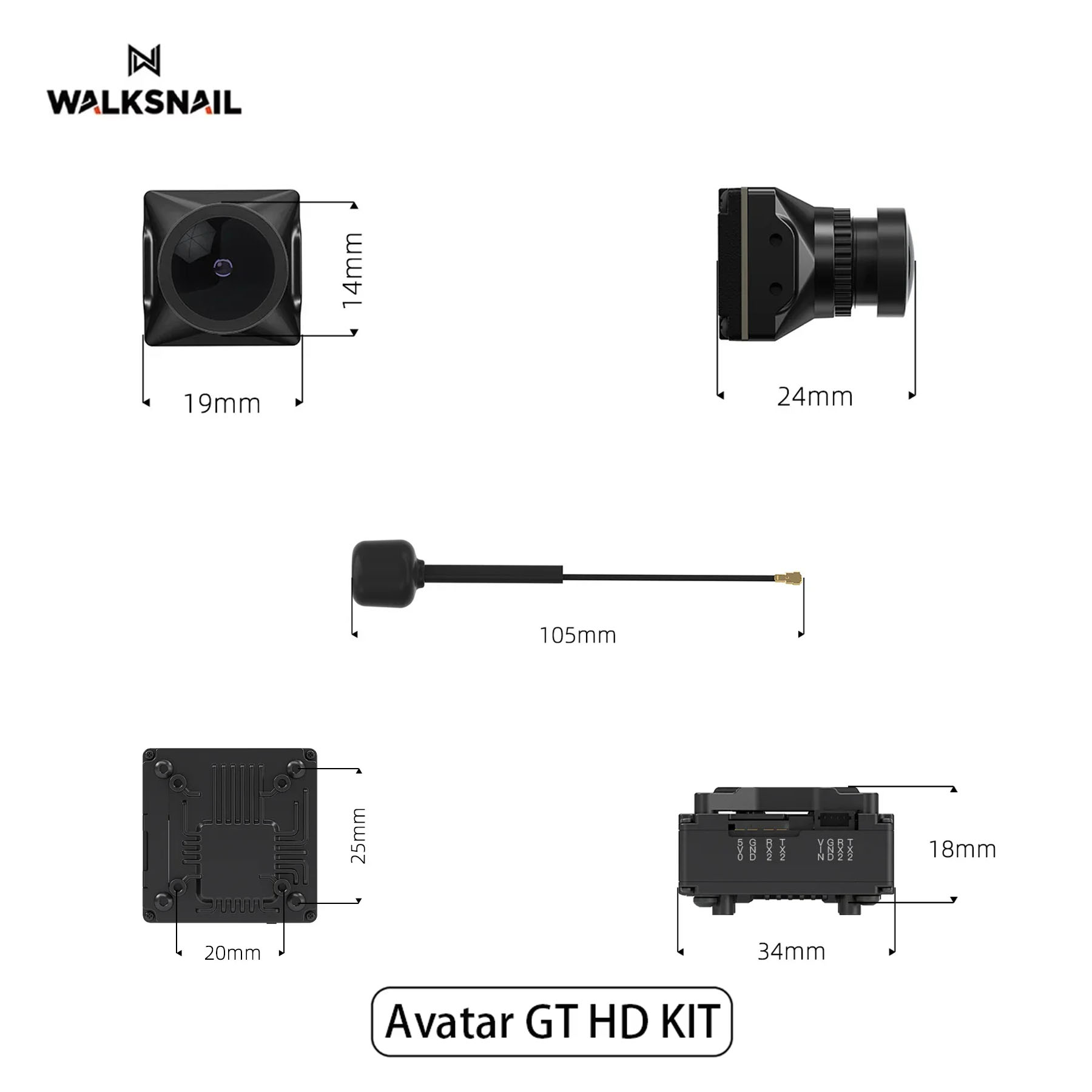 Walksnail Avatar GT HD KIT 2W  – Fpv Drone Kit Bewertung und Preis