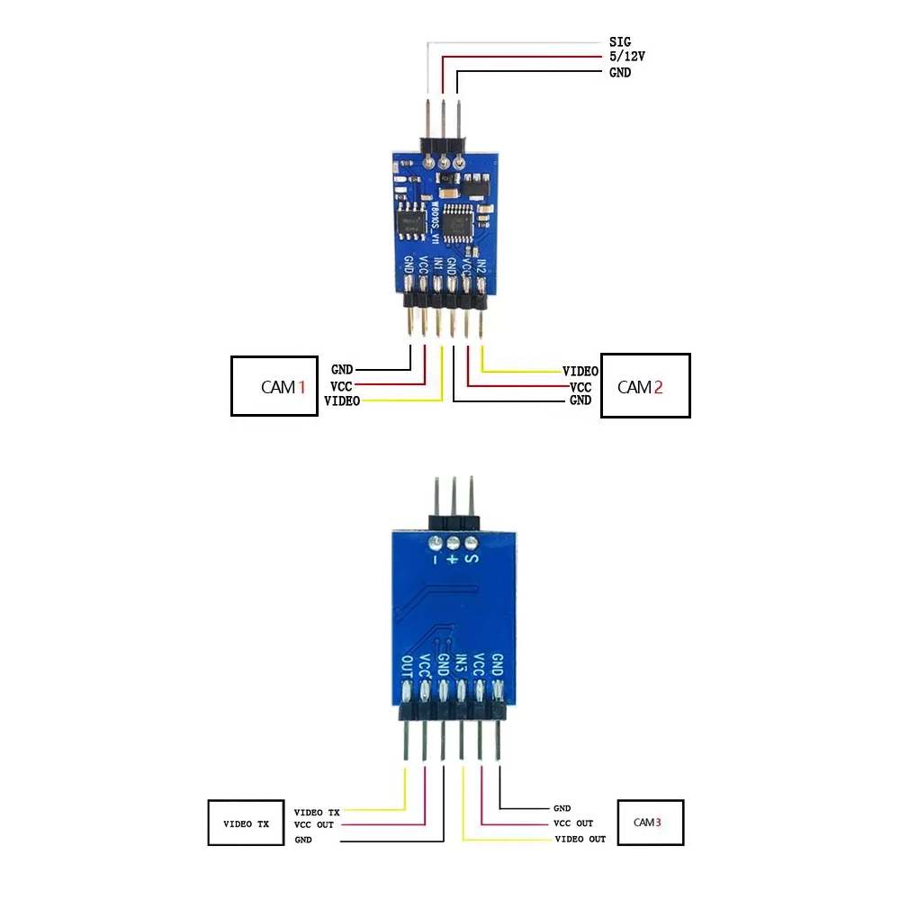 5,8G 3-Kanal-Video-Switcher-Mo – Fpv Drone Battery Bewertung und Preis