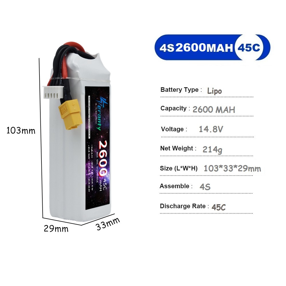4S LiPo Batterie 14,8 V 1500 m – Fpv Drone Esc Bewertung und Preis