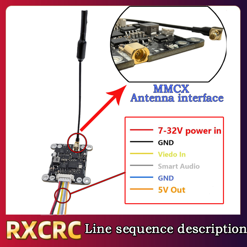 RXCRC 5,8G Modul 48CH 1,6 W VT – Fpv Drone Vtx Bewertung und Preis