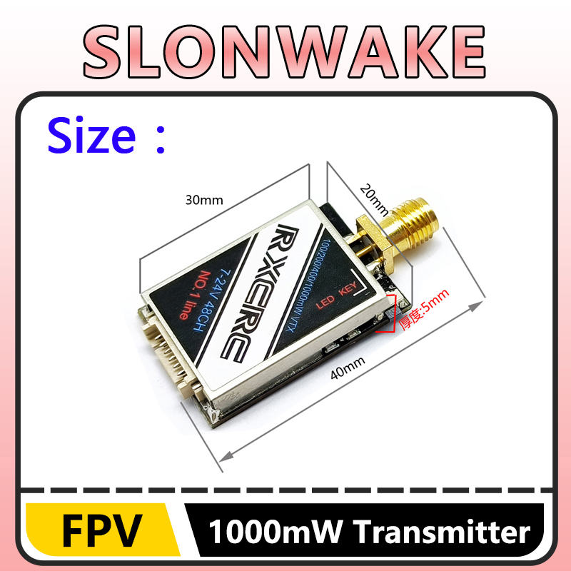 SLONWAKE 5.8G 48CH 1W VTX 100/ – Fpv Drone Frame Bewertung und Preis
