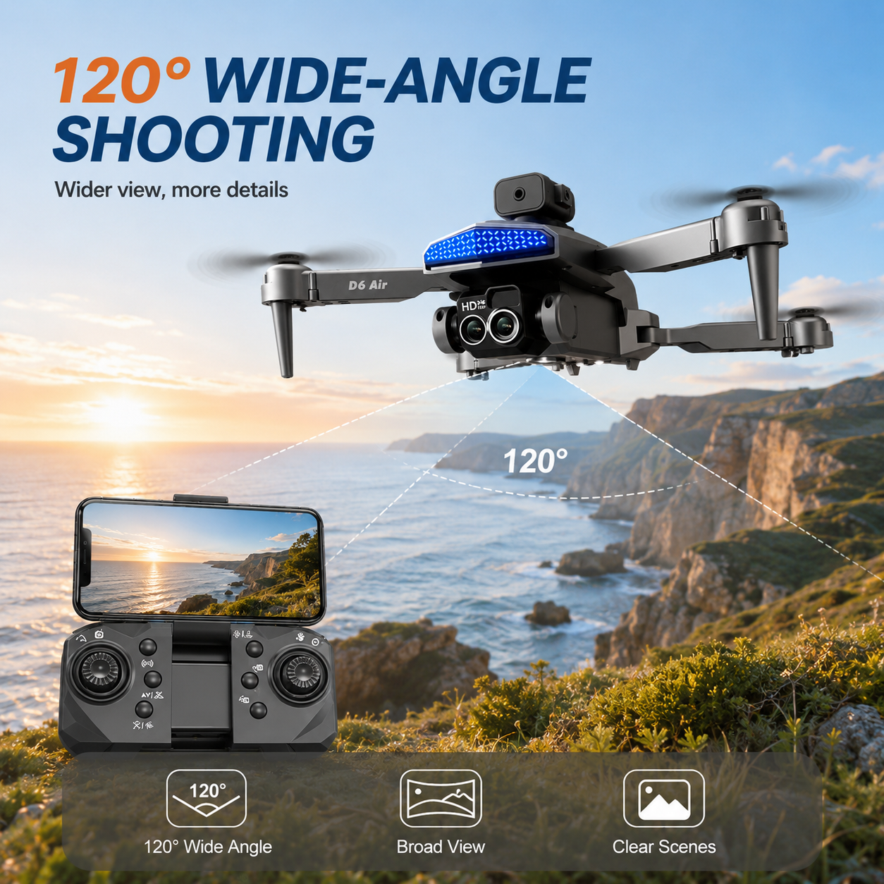ZNLYRION D6 Air Faltbare RC-Dr – Fpv Drone Bag Bewertung und Preis