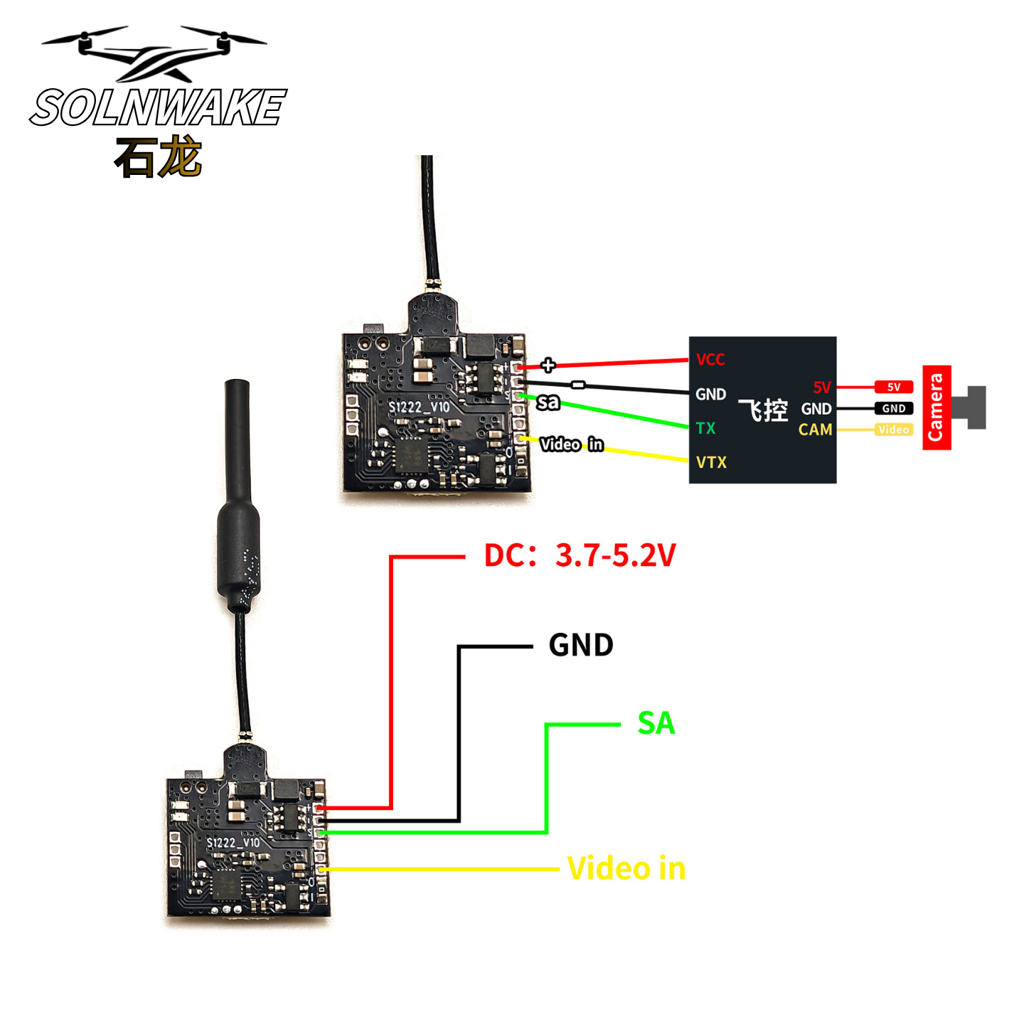 SLONWAKE Nano 5.8G 48CH 200mW  – Fpv Drone Transmitter Bewertung und Preis