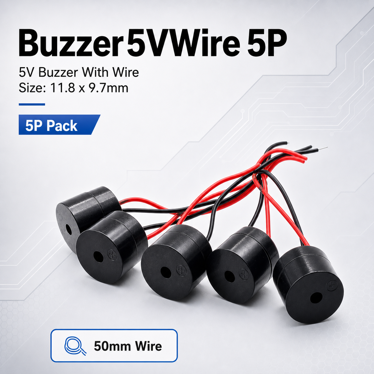 Buzzer5VWire 5P 5V Buzzer mit  – Fpv Drone Tool Kit Bewertung und Preis