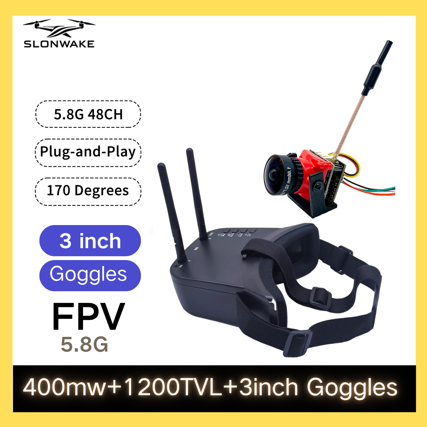 SLONWAKE 5,8G 48CH FPV 400mw V – Fpv Drone Vtx Bewertung und Preis