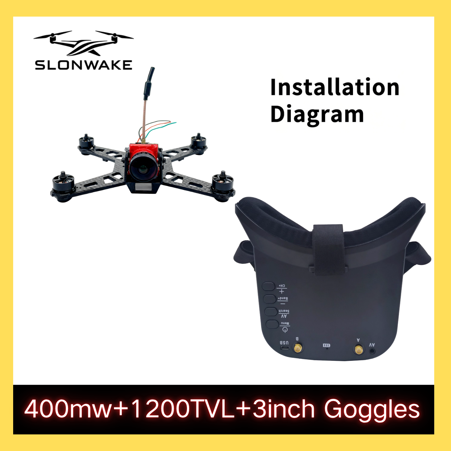 SLONWAKE 5,8G 48CH FPV 400mw V – Fpv Drone Vtx Bewertung und Preis