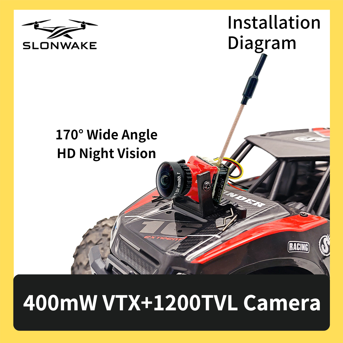 SLONWAKE 5,8G 48CH FPV 400mw V – Fpv Drone Vtx Bewertung und Preis