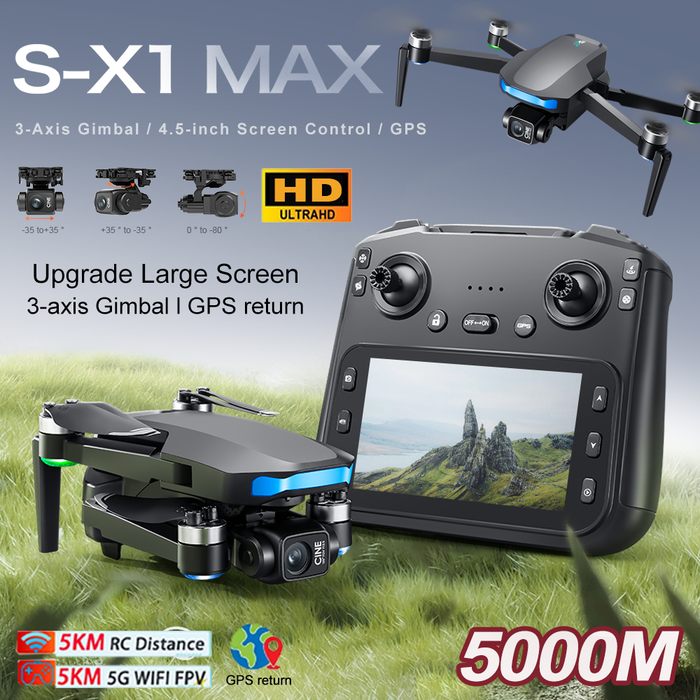 Neue S-X1 MAX Drohne GPS 8K Pr – Fpv Drone Charger Bewertung und Preis