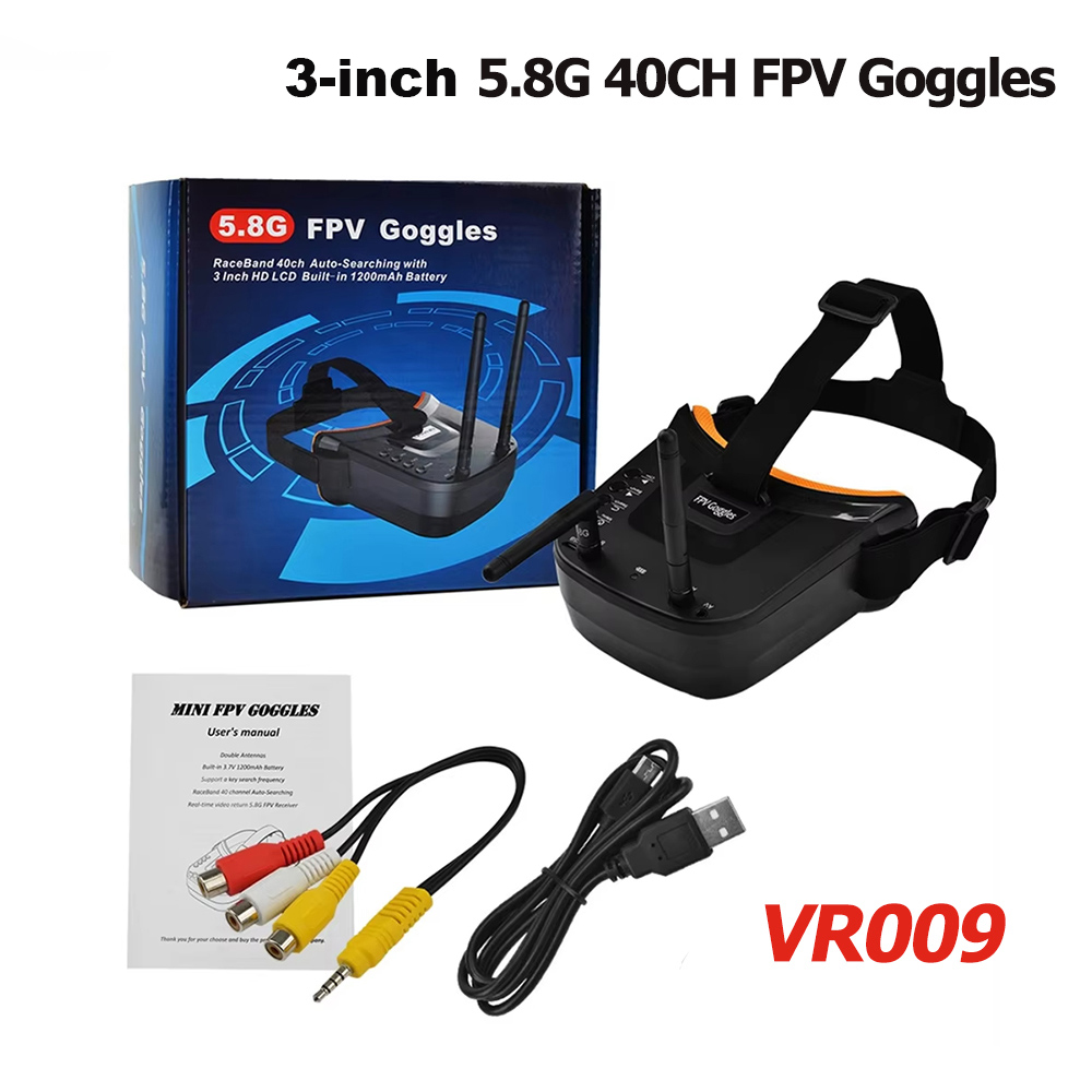 VR009 FPV-Videobrille, 3 Zoll, – Fpv Drone Goggles Bewertung und Preis